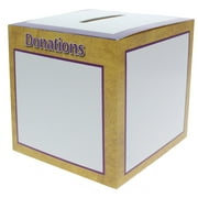 Square Donation Fundraising Box Pkg of 50