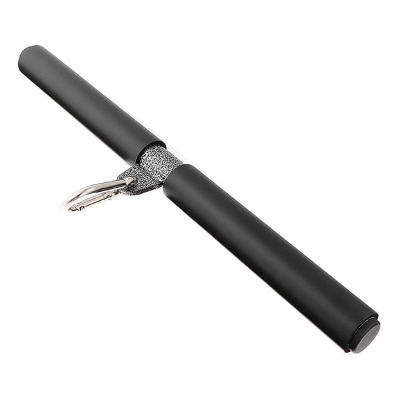 1 Set Rotating Straight Bar DIY Pull Bar with Handgrips Attachment Rotating Straight Bar for Professional Gyms,1 x pull rod 1 x safety buckle,Black