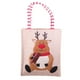 thumbnail image 1 of Kearding Bolso de tela de Navidad con asa de dibujos animados Claus muñeco de nieve Elk bolsa de dulces suministros interior al aire libre Alce, 1 of 6