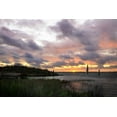 thumbnail image 2 of Hausenflock, Alan 18x13 Black Ornate Wood Framed with Double Matting Museum Art Print Titled - East Bay Sunrise I, 2 of 4