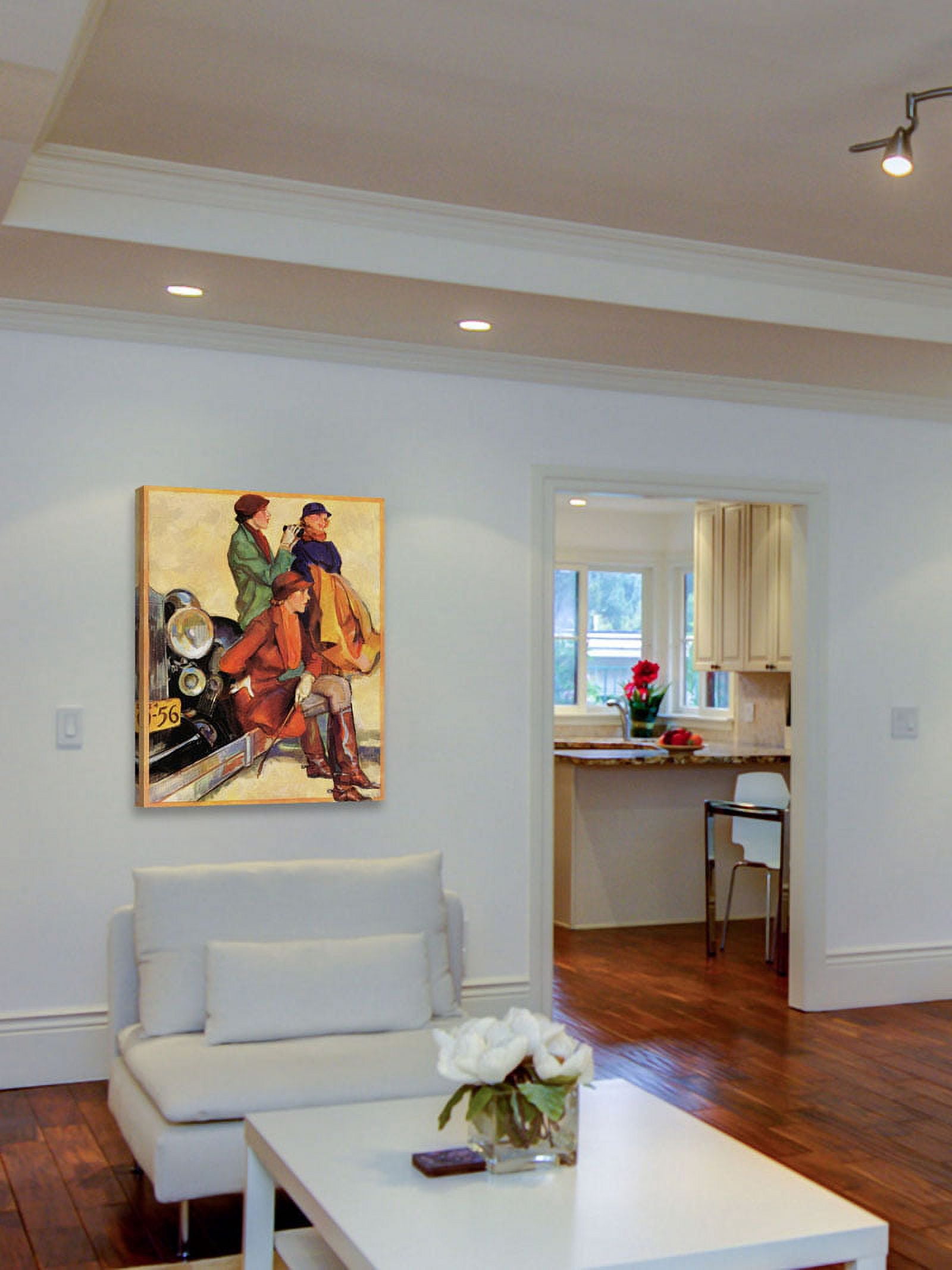 "Women in Riding Habits" Painting Print on Wrapped Canvas
