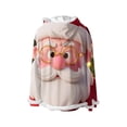 thumbnail image 3 of Men's Christmas Hoodie 3D Santa Claus Cartoon Graphic Sweatshirt Merry Christmas Pullover Xmas Holiday Party Tops, 3 of 6