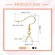 thumbnail image 2 of Uxcell 40 Paquete Ganchos de Aretes de Acero Inoxidable, Alambres de Oído Ganchos de Pescado Ganchos Franceses con Cierre de Pinza Hallazgo de Aretes para Hacer Joyería DIY, Colores Mixtos, 2 of 7