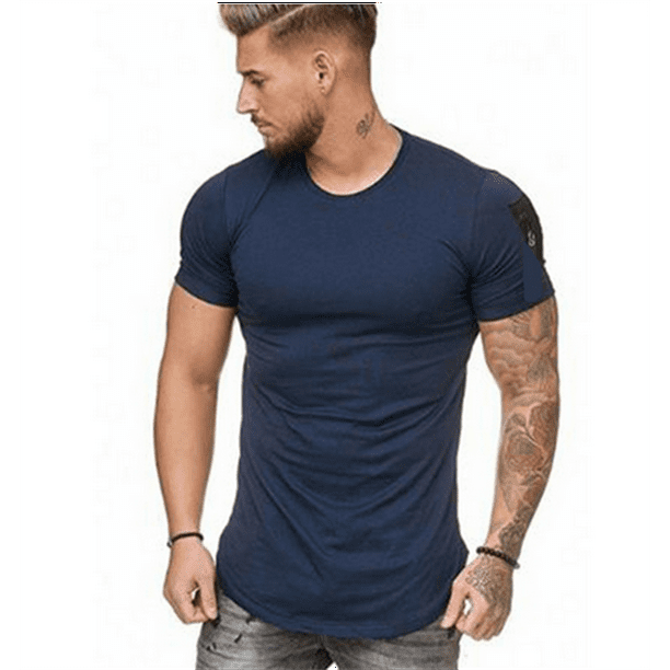 Txlixc Camisetas casuales de manga corta para hombres Txlixc moda
