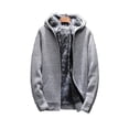thumbnail image 2 of Chaquetas tipo suéter de otoño e invierno para hombre, de punto y terciopelo, abrigo grueso y cálido, 2 of 4