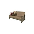 thumbnail image 2 of Baroque Brilliance Weathered Finish Futon Frame Set with Mattress - 79"L x 37"D x 33"H - Converts to Standard Full-Size Bed, 2 of 6