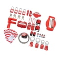 thumbnail image 1 of Kit De Candados Eléctricos, Estuche De Transporte Multifuncional, 47 Piezas, Juego De Combinación De Etiquetado Y Bloqueo De Carcasa De Plástico ABS Con 12 Etiquetas Para, 1 of 7