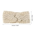 thumbnail image 4 of Unique Bargains 1 Pce Bandeau Confortable Bandeau Croisé Beige, 4 of 6