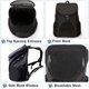 thumbnail image 2 of Dog Carrier Backpack Breathable for Small Pets/Cats/Puppies, Pet Carrier Bag with Mesh Ventilation, Safety Features and Cushion Back Support, for Trav, 2 of 5