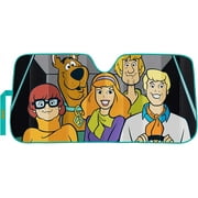 Plasticolor 003951R01 Warner Bros. Scooby-Doo Group Accordian Sunshade for Car Truck SUV, Silver