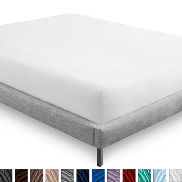 Bare Home 2 Split Head Flex King Fitted Premium UltraSoft Bed Sheets (2Pack) Hypoallergenic