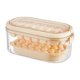 thumbnail image 2 of Caja de hielo, gran capacidad, portátil, refrigerador, grado alimenticio, molde de cubitos de hielo, beis, 2 of 5
