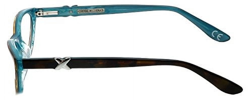 Corinne McCormack Designer Reading Glasses Riverside in Tortoise-Teal +1.50