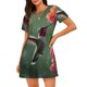 thumbnail image 1 of Disketp Humming Bird 1 para Camisón Corto de Manga Corta para Mujeres, Camisón Cómodo con Escote Redondo, Bonito y Confortable, 1 of 6