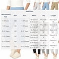 thumbnail image 5 of Girls Cotton Linen Capris Pants Summer Casual Baggy Cargo Pants Lightweight Loose Fit Hiking Crop Pants with Pockets, 5 of 6