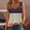Dark Blue(New), variant on PNTUTB Women's Summer Fashion Color Blocked Casual Loose Comfortable Round Neck Sleeveless Tops