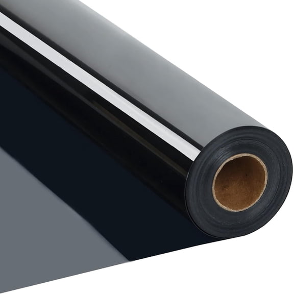 Gogcaro HTV Vinyl Rolls Heat Transfer Vinyl - 12" x 20ft Black HTV Vinyl for Shirts, Iron on Vinyl for All Cutting Machine - Easy to Cut & Weed for Heat Vinyl Design (Black)