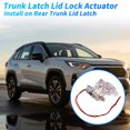 thumbnail image 3 of Actuador de bloqueo del pestillo del maletero trasero Unique Bargains para Toyota Rush F800 2017-2023, actuador de pestillo trasero de 4 pines 69350BZ170 tono plateado plástico blanco metal, 3 of 7