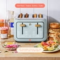 thumbnail image 2 of Beautiful 4-Slice Toaster with Touch-Activated Display, Hydrangea by Drew Barrymore, 2 of 15