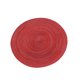 thumbnail image 1 of Mantel individual redondo de lino y algodón tejido, estilo occidental, antideslizante, resistente al calor, para mesa de comedor (rojo, L), 1 of 7