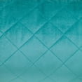 thumbnail image 4 of Parkland Collection Milo Transitional Quilted Aqua Throw Pillow, 4 of 7