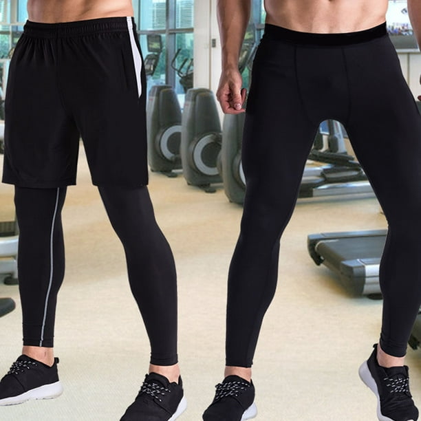 Men Compression Pants Sports Tights men compression Fitness Trousers  Running Training Leggings