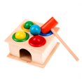 thumbnail image 1 of 1set Wooden Hammering Ball Hammer Box Children Fun Playing Hamster Game Toy, 1 of 2