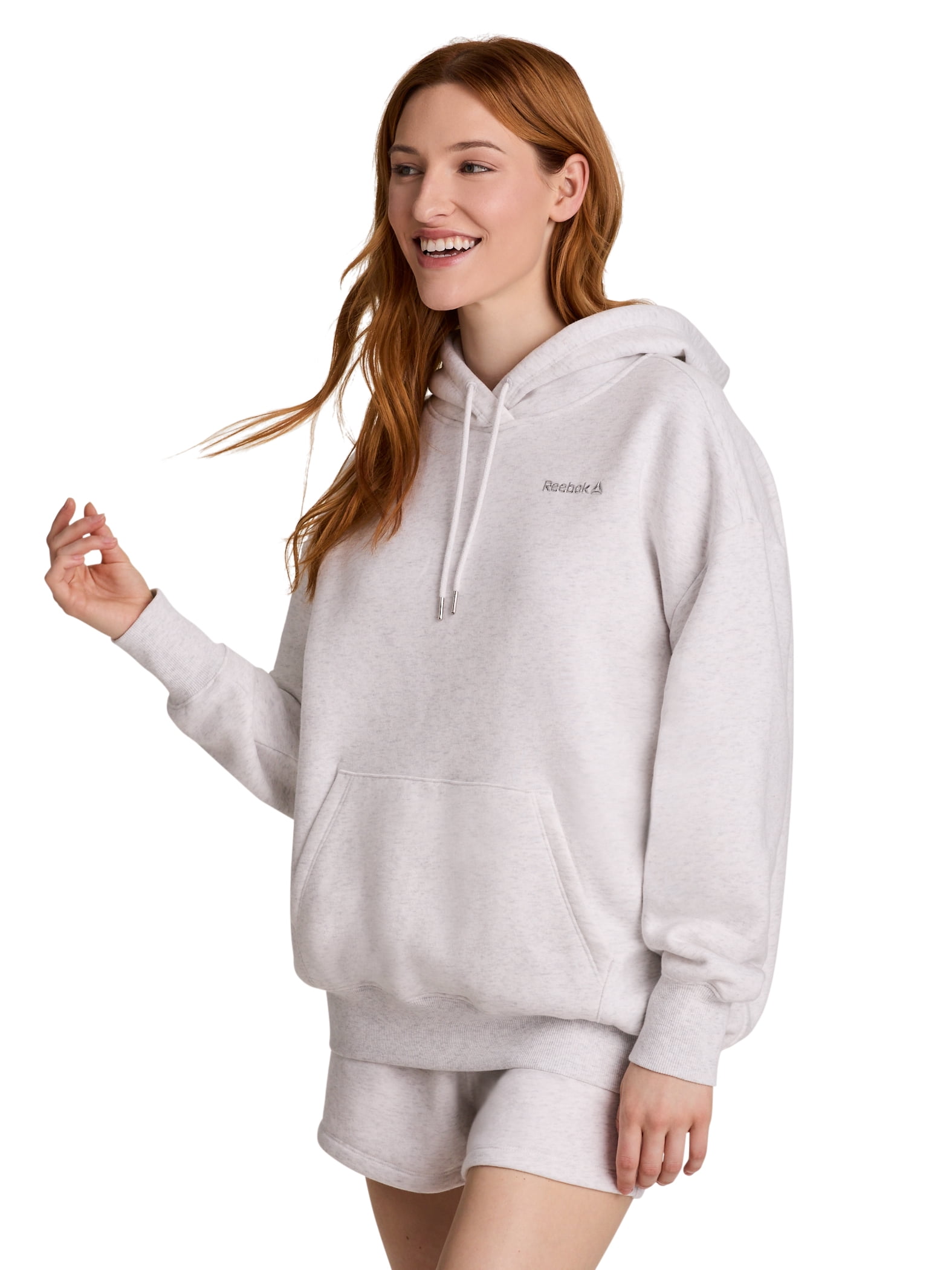 Reebok Women's and Women's Plus Game Day Fleece Oversize Hoodie, Sizes XS-4X