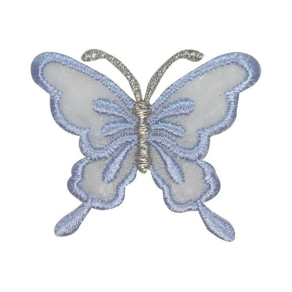 ID 2338 Lace Butterfly Patch Garden Fairy Insect Embroidered Iron On Applique