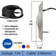 thumbnail image 3 of 2 Lámparas LED Sumergible Para Alberca de nicho o sobreponer ADS MINI SPA 20W 12CM Blanco Con Transformador, 3 of 4