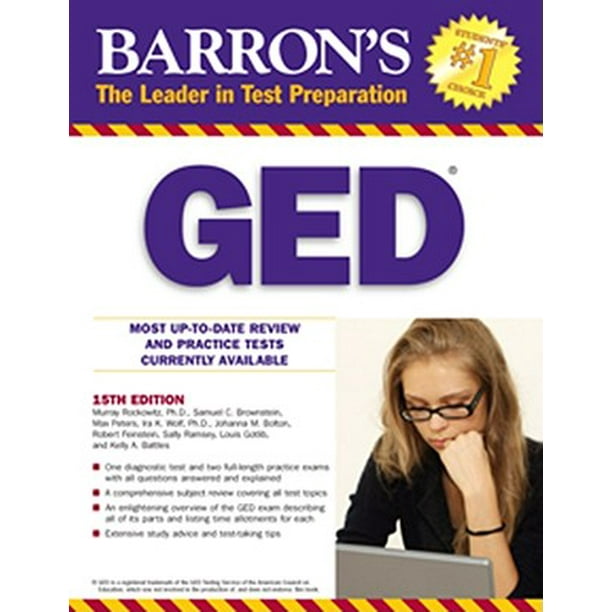 Barron S Ged Barron S Ged Edition 15 Paperback Walmart Com Walmart Com
