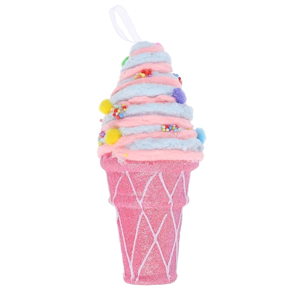 Adornos colgantes para árbol de Navidad, adornos de helado para fiestas temáticas, adornos de helado para fiestas.