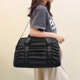 thumbnail image 2 of Bolsa de entrenamiento de gimnasio para mujer paquete de almacenamiento de ropa y zapatos con separación húmeda y seca de Color sólido, 2 of 6