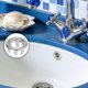 thumbnail image 1 of WHAMVOX 12Ud Decorativa Para Desbordamiento Lavabo Plástico Plateada Ajuste Universal Fácil Mantenimiento, 1 of 8