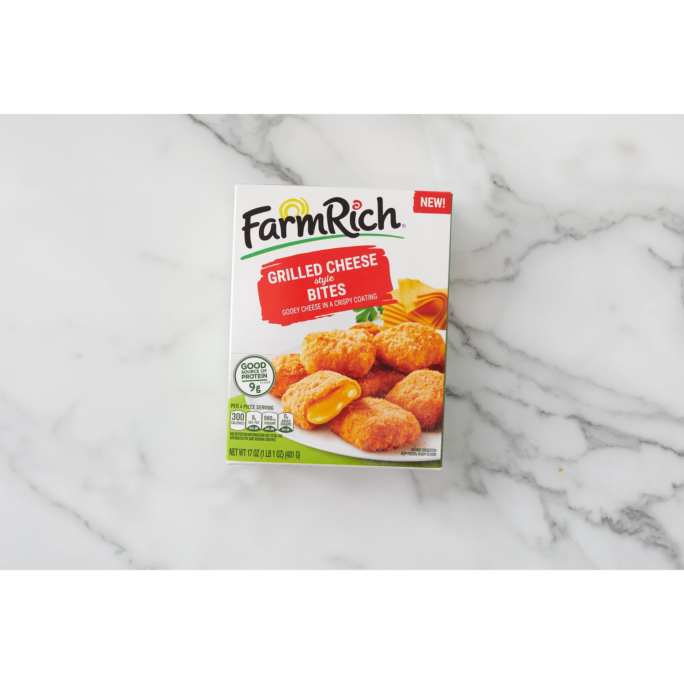 Farm Rich Grilled Cheese Style Bites, 17 oz (Frozen Snacks & Appetizers)