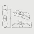 thumbnail image 4 of Clip de cable autoadhesivo Enrollador de cable de goma para administrador de cable de alimentación (4 piezas gris), 4 of 8