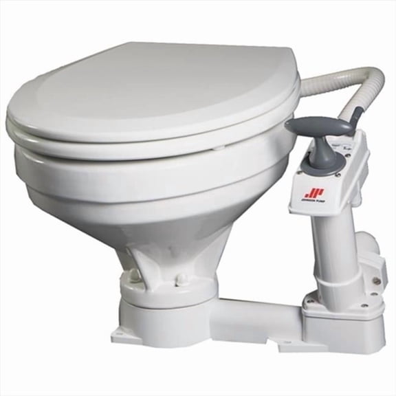 Johnson Pump Compact Manual Toilet [80-47229-01]