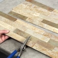 thumbnail image 5 of Aspect Peel and Stick Distressed Metal 15 Sq Ft Kit in Ivory Patina, 5 of 7