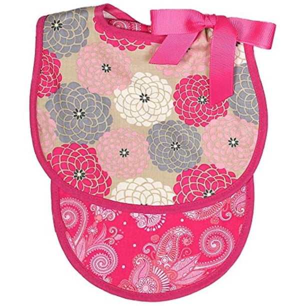 Teddy Bear Basic Bib & Burp Boxed Set, Pink main image 1