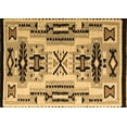 thumbnail image 1 of Ahgly Company Indoor Rectangle Abstract Brown Modern Area Rugs, 8' x 12', 1 of 4