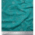 thumbnail image 1 of Soimoi polyester Crepe Fabric Flower Artistic Decor Fabric Printed Yard 42 Inch Wide, 1 of 3