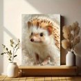 thumbnail image 6 of Cute Hedgehog Canvas Kids Bedroom Living Room Animal Wall Decor Print, 6 of 8