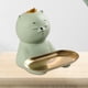 thumbnail image 1 of Bandeja de Almacenamiento Perfecl Estatua de Gato Resina Verde, 1 of 7
