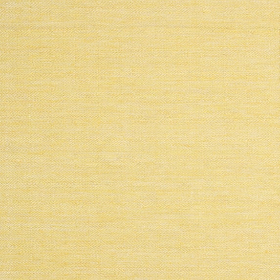 Ahgly Company Machine Washable Indoor Square Contemporary Mustard Yellow Area Rugs, 8' Square