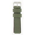 thumbnail image 3 of Hamilton watchband  20/18mm Green Nylon/Brown Leather part#H600684101, 3 of 4