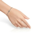 thumbnail image 3 of Galaxy Gold 0.6 CTW 14k Solid White Gold Something Refreshing Opal Tanzanite Bracelet, 3 of 3