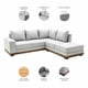 thumbnail image 5 of Sala Esquinera Derecha Easy Living Tous Gris Claro en L tapizada con estructura de madera de pino, 5 of 6