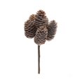 thumbnail image 2 of Melrose Frosted Pinecone Artificial Christmas Bundles - 9" - Brown - Set of 12, 2 of 2