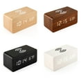 thumbnail image 3 of Digital Electronic Alarm Charging Wireless-Charging Intelligent Wooden Clock B, 3 of 6