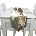 thumbnail image 4 of EREHome Eagle Catch Rabbit Table Runner Table Top Decoration Home Decor 13x90 inches, 4 of 5